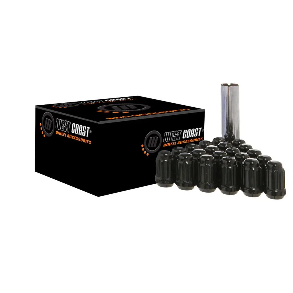DPC55015SB – WC WHEEL ACC Wheel Installation Kit, 5 Lug Kit 12 Millimeter X 1.5 Thread Size 60 Degree Conical Bulge S...